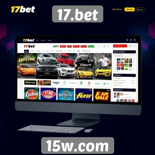 Funcionalidades e design do portal 17.bet