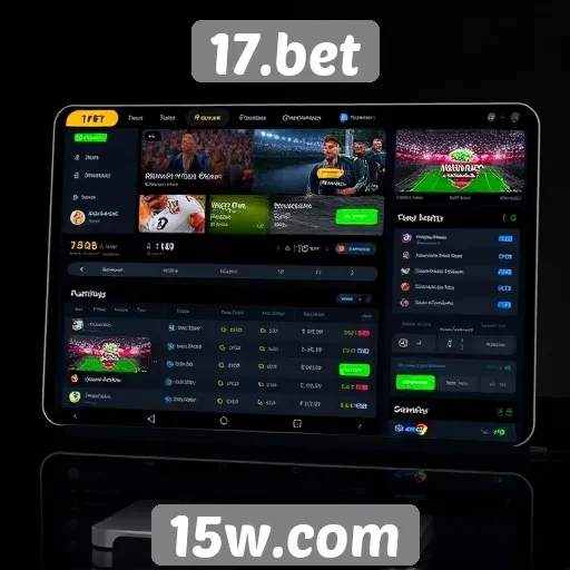 Interface do usuário do 17.bet é intuitiva